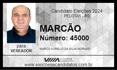 Candidato MARCÃO 2024 - PELOTAS - Eleições