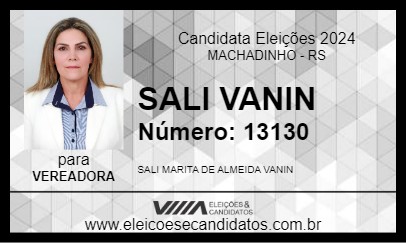 Candidato SALI VANIN 2024 - MACHADINHO - Eleições