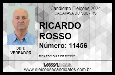 Candidato RICARDO ROSSO 2024 - CAÇAPAVA DO SUL - Eleições