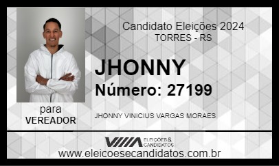 Candidato JHONNY 2024 - TORRES - Eleições