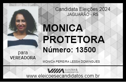 Candidato MONICA PROTETORA 2024 - JAGUARÃO - Eleições