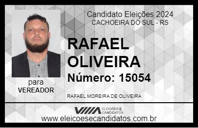 Candidato RAFAEL OLIVEIRA 2024 - CACHOEIRA DO SUL - Eleições