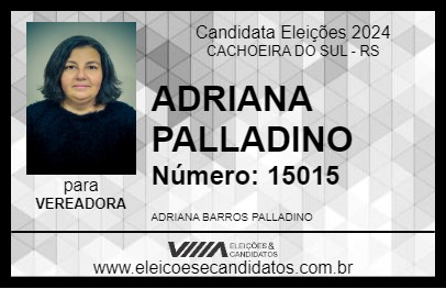 Candidato ADRIANA PALLADINO 2024 - CACHOEIRA DO SUL - Eleições