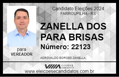 Candidato ZANELLA DOS PARA BRISAS 2024 - FARROUPILHA - Eleições