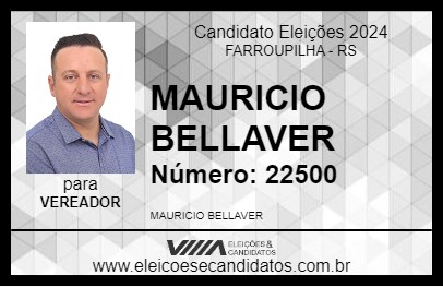 Candidato MAURICIO BELLAVER 2024 - FARROUPILHA - Eleições