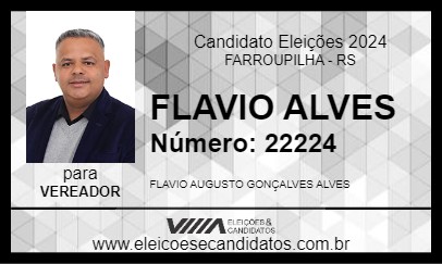 Candidato FLAVIO ALVES 2024 - FARROUPILHA - Eleições