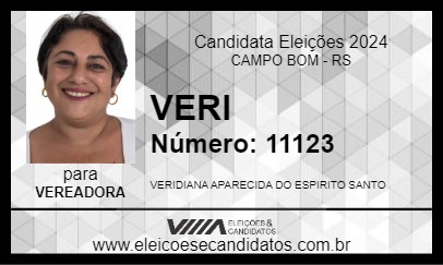 Candidato VERI 2024 - CAMPO BOM - Eleições