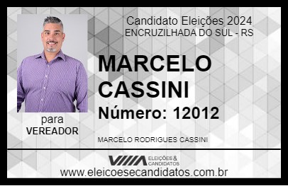 Candidato MARCELO CASSINI 2024 - ENCRUZILHADA DO SUL - Eleições