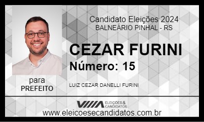 Candidato CEZAR FURINI 2024 - BALNEÁRIO PINHAL - Eleições