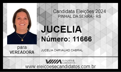 Candidato JUCELIA 2024 - PINHAL DA SERRA - Eleições