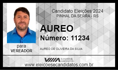 Candidato AUREO 2024 - PINHAL DA SERRA - Eleições