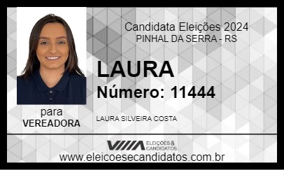 Candidato LAURA 2024 - PINHAL DA SERRA - Eleições