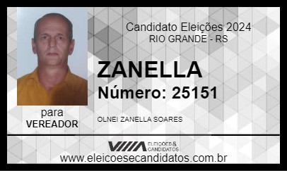 Candidato ZANELLA 2024 - RIO GRANDE - Eleições