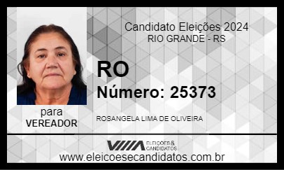 Candidato RO 2024 - RIO GRANDE - Eleições