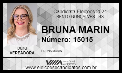 Candidato BRUNA MARIN 2024 - BENTO GONÇALVES - Eleições