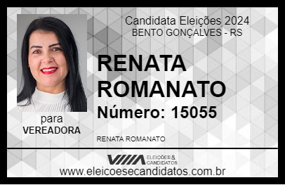 Candidato RENATA ROMANATO 2024 - BENTO GONÇALVES - Eleições