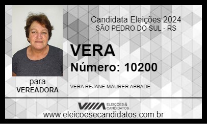 Candidato VERA 2024 - SÃO PEDRO DO SUL - Eleições