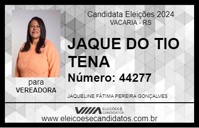 Candidato JAQUE DO TIO TENA 2024 - VACARIA - Eleições