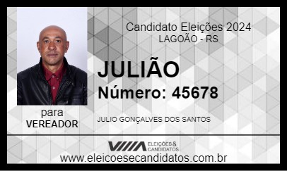 Candidato JULIÃO 2024 - LAGOÃO - Eleições