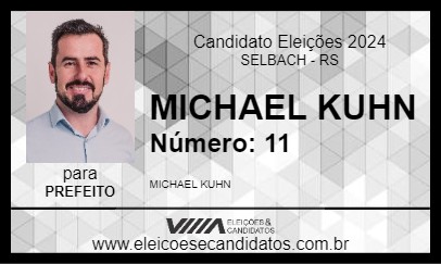 Candidato MICHAEL KUHN 2024 - SELBACH - Eleições