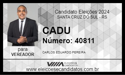 Candidato CADU 2024 - SANTA CRUZ DO SUL - Eleições