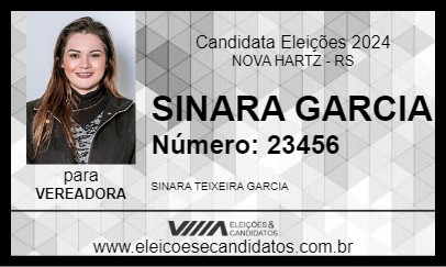 Candidato SINARA GARCIA 2024 - NOVA HARTZ - Eleições