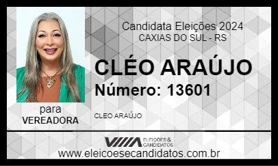 Candidato CLÉO ARAÚJO 2024 - CAXIAS DO SUL - Eleições