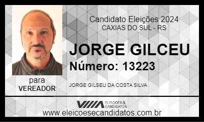 Candidato JORGE GILSEU 2024 - CAXIAS DO SUL - Eleições