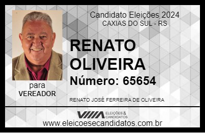 Candidato RENATO OLIVEIRA 2024 - CAXIAS DO SUL - Eleições