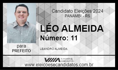 Candidato LÉO ALMEIDA 2024 - PANAMBI - Eleições