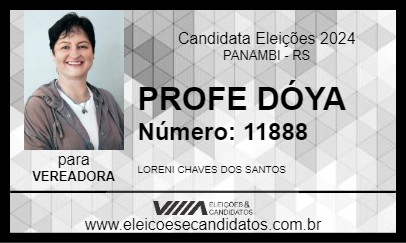 Candidato PROFE DÓYA 2024 - PANAMBI - Eleições