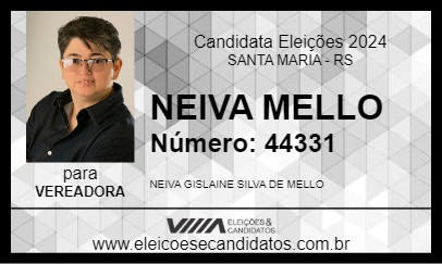 Candidato NEIVA MELLO 2024 - SANTA MARIA - Eleições