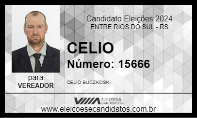 Candidato CELIO 2024 - ENTRE RIOS DO SUL - Eleições