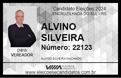 Candidato ALVINO SILVEIRA 2024 - ENCRUZILHADA DO SUL - Eleições