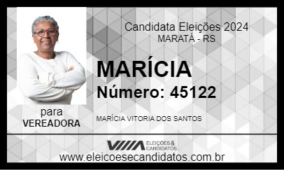 Candidato MARÍCIA 2024 - MARATÁ - Eleições