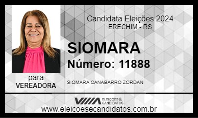 Candidato SIOMARA 2024 - ERECHIM - Eleições