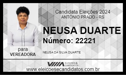 Candidato NEUSA DUARTE 2024 - ANTÔNIO PRADO - Eleições