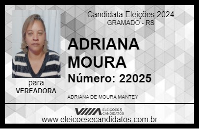 Candidato ADRIANA MOURA 2024 - GRAMADO - Eleições