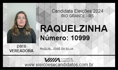 Candidato RAQUELZINHA 2024 - RIO GRANDE - Eleições