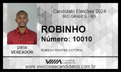 Candidato ROBINHO 2024 - RIO GRANDE - Eleições