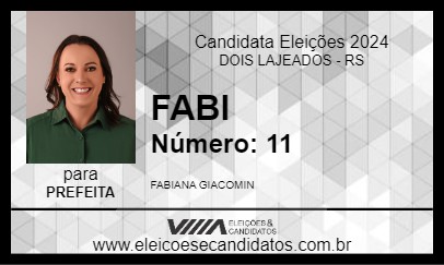 Candidato FABI 2024 - DOIS LAJEADOS - Eleições