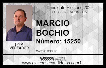 Candidato MARCIO BOCHIO 2024 - DOIS LAJEADOS - Eleições