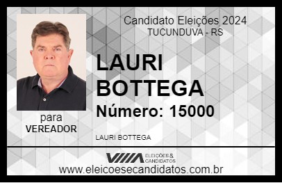 Candidato LAURI BOTTEGA 2024 - TUCUNDUVA - Eleições