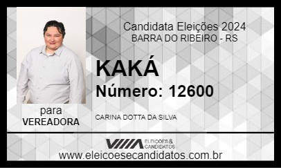 Candidato KAKÁ 2024 - BARRA DO RIBEIRO - Eleições