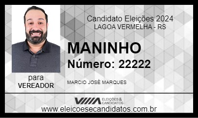 Candidato MANINHO 2024 - LAGOA VERMELHA - Eleições