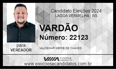 Candidato VARDÃO 2024 - LAGOA VERMELHA - Eleições