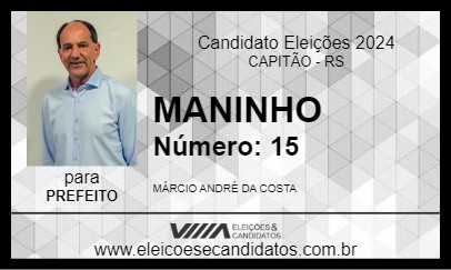 Candidato MANINHO 2024 - CAPITÃO - Eleições