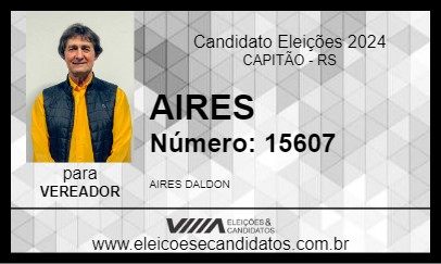 Candidato AIRES 2024 - CAPITÃO - Eleições