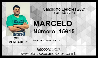 Candidato MARCELO 2024 - CAPITÃO - Eleições