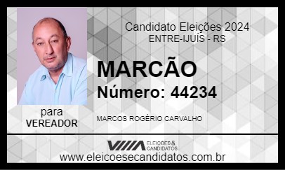 Candidato MARCÃO 2024 - ENTRE-IJUÍS - Eleições